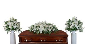 3 Piece All White Funeral Package