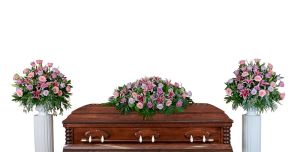Roses and Lilies Funeral Flower Package