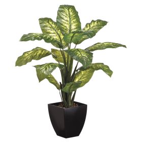 40" Artificial Diffenbachia Plant in Pot