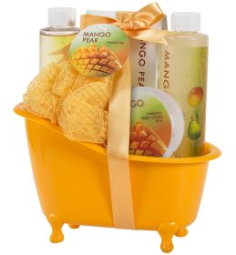 Spa Tub Gift Set- Mango Pear