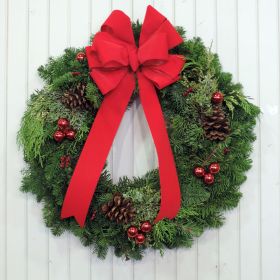 The Perfect Holiday Door Wreath