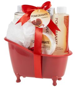Spa Tub Gift Set- Pomegranate 