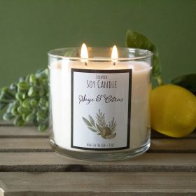 Sage and Citrus Soy Candle