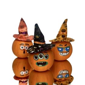 Scary Painted Pumpkins