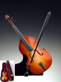 Upright Double Bass with Case