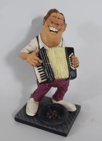 Warren Stratford Figurine- Accordion Player 