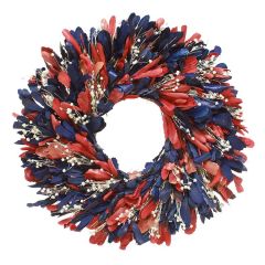 Americana Dried Flower Wreath
