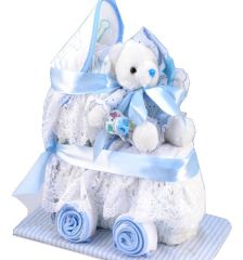 Diaper carriage for baby boy