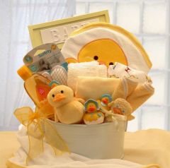 Bath Time for Baby Gift Basket for new baby