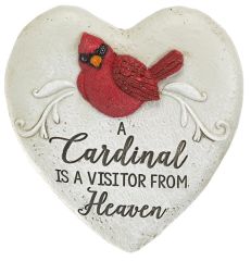 Cardinal from Heaven Heart Stone