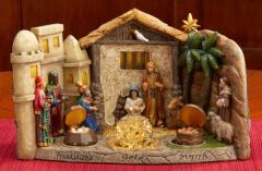 Panorama Nativity Scene Front