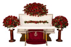Rose Funeral Flower Package