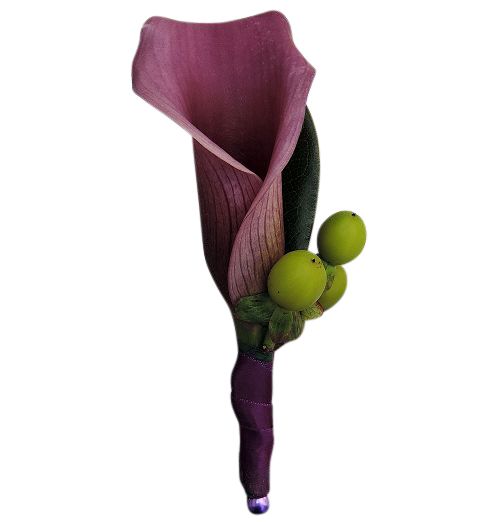 Man-made Artificial Plant Calla lily Tree Flower Pot Outdoor Fake Decoration BS 