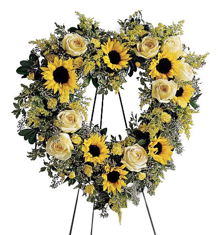 Sunshine Sunflower Yellow Heart Girls Fall Overall Set 
