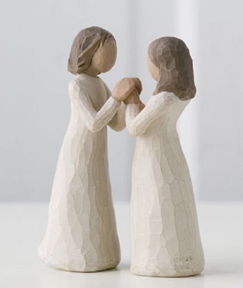 Sisters by Heart Willow Tree Figurine