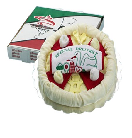 Special Delivery baby pizza gift basket
