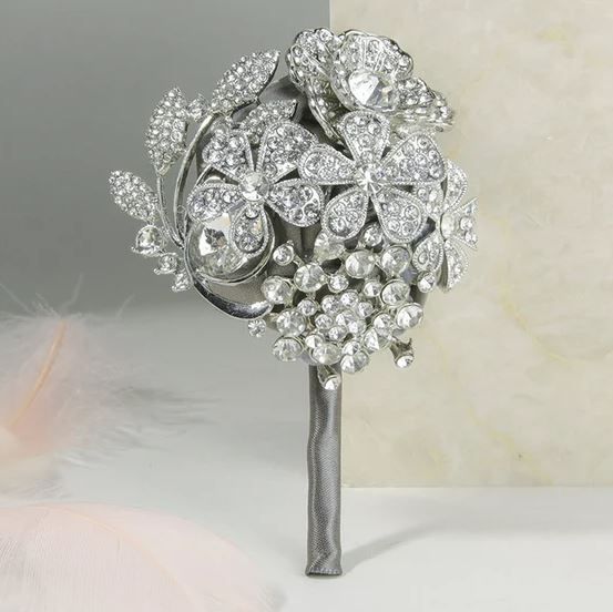 Shimmering Brooch Boutonniere