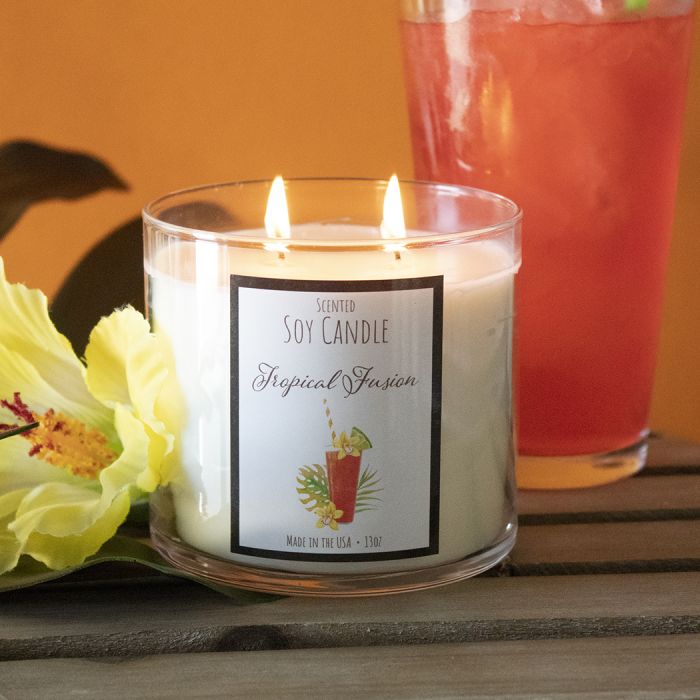 Tropical Fusion Scented Soy Candle